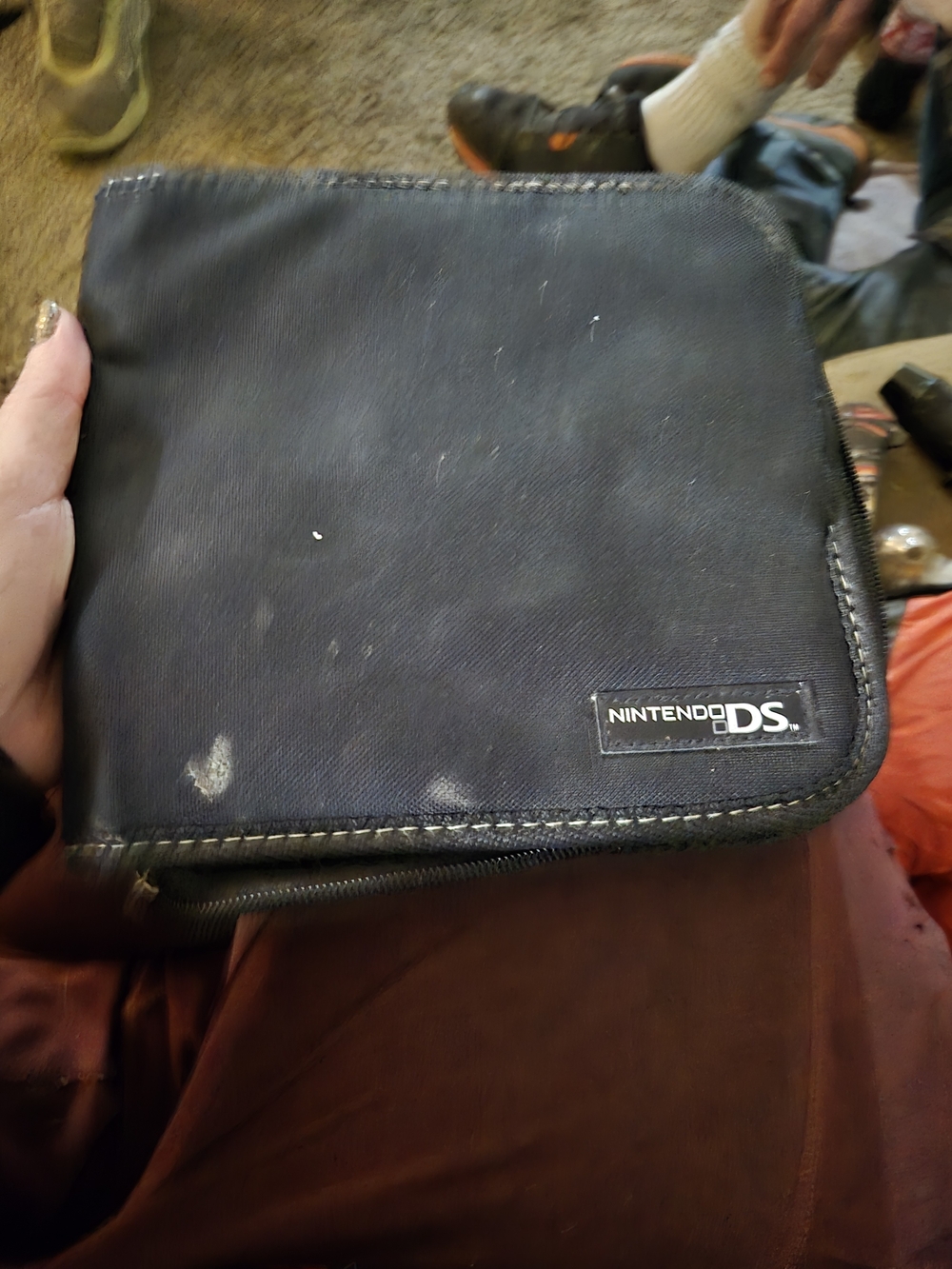 Nintendo DS Navy Blue Zip-Up Carrying Case